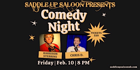 Stand Up Comedy Night At Saddle Up Saloon