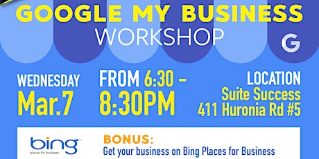 Google My Business Workshop! primary image