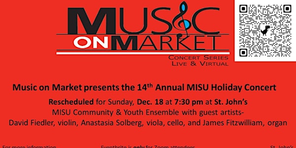 Music on Market presents the 14th Annual MISU Holiday Concert