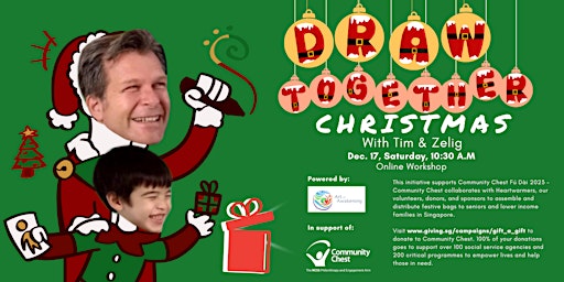 Christmas: Draw Together with Tim & Zelig primary image