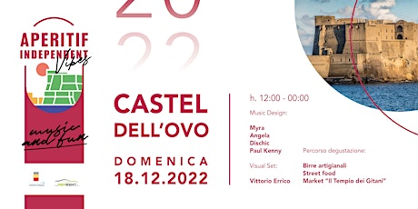 Aperitivo e dj set a Castel dell'Ovo in collaborazione con COME