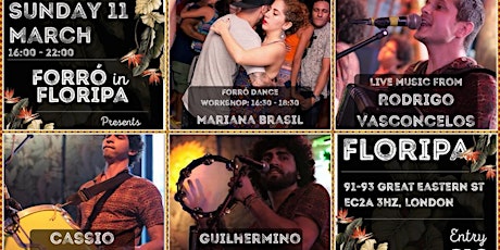 Hauptbild für Brazilian Sunday Session - Forro Dance Class and LIVE BAND at Floripa London, March 2018