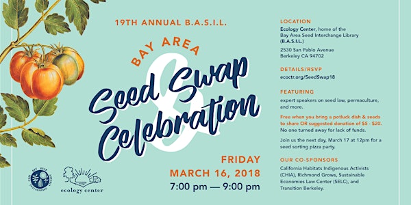 19th Annual Bay Area Seed Swap