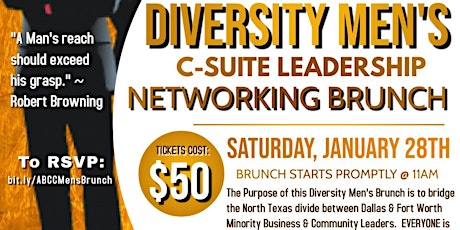 D/FW Diversity Men's C-Suite Leadership Networking Brunch