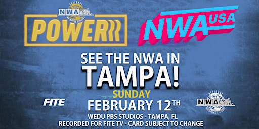 NWA Powerrr/NWA USA Tapings Night 1 - Sunday, February 12th, 2023