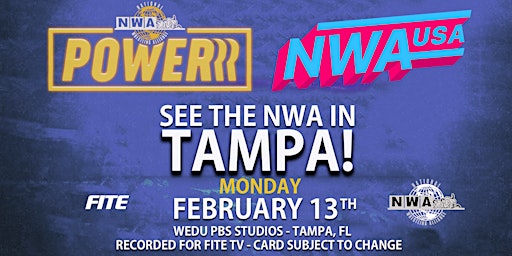 NWA Powerrr/NWA USA Tapings Night 2 - Monday, February 13th, 2023