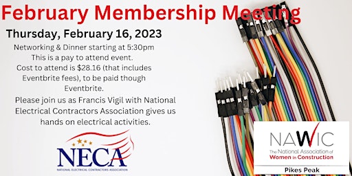 NAWIC Pikes Peak Chapter 356 - February Membership Meeting