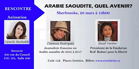 Rencontre Sherbrooke: Arabie saoudite, quel avenir?  primary image