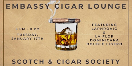 Embassy Cigar Lounge Scotch & Cigar Night