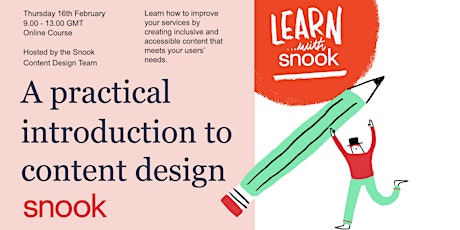 A practical introduction to content design with Snook