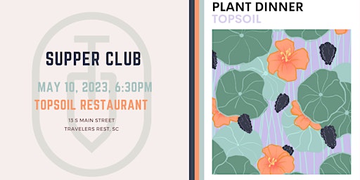 Blossoms and Berries Dinner - Topsoil Plant Based Supper Club