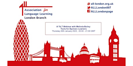 Imagen principal de A TiLT Webinar with Melinda Bailey: Tools for Dyslexic Learners