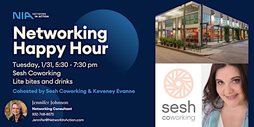 VIP! Network In Action Happy Hour at Sesh Coworking