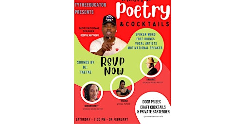 A NIGHT OF POETRY & COCKTAILS
