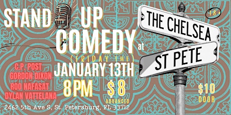 STAND UP COMEDY at THE CHELSEA