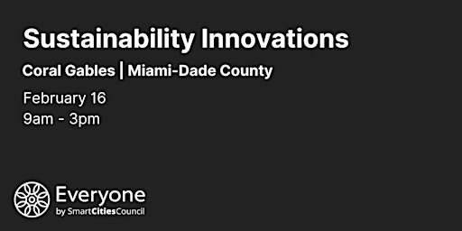 Sustainability Innovations - Coral Gables/Miami-Dade