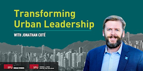 Transforming Urban Leadership with Jonathan Coté primary image
