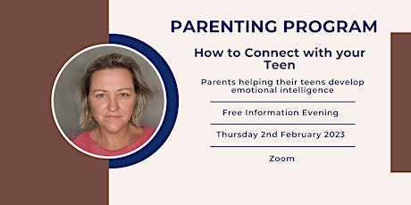 Free Parent Information Evening - Teen Parenting Program