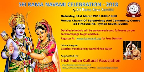 Sri Rama Navami Celebration 2018 (Free Event) primary image