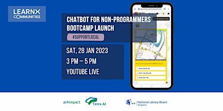 Chatbot for Non-Programmers Bootcamp Launch | Chatbot LearnX Community