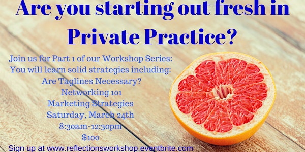 Fresh in Private Practice Series: Part 1