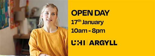 Collection image for UHI Argyll Open Day Tuesday 17 January 2023