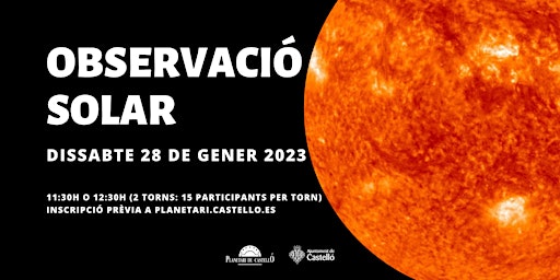 Observació Solar Planetari - Torn 12:30