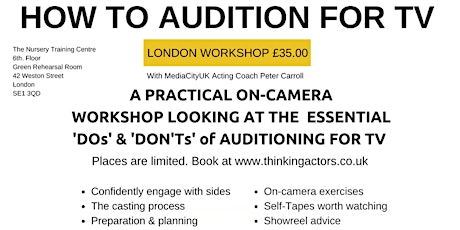 How To Audition for TV primary image