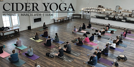 March Cider Yoga at Pomona of Blue Barn Cidery