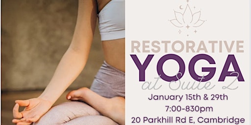 January 29th Restorative Yoga Workshop