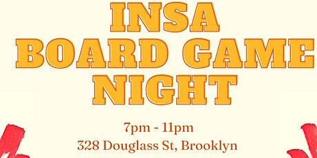 Brooklyn  Board Game Night at Insa