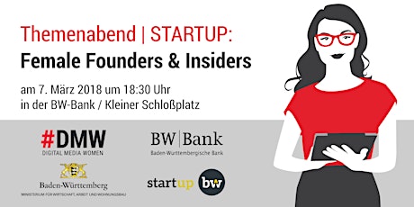 Hauptbild für Themenabend  #Startup: Female Founders & Insiders