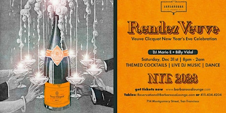 Imagem principal do evento RendezVeuve Veuve Clicquot New Years Eve 2023