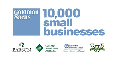 Goldman Sachs 10,000 Small Businesses Information Session
