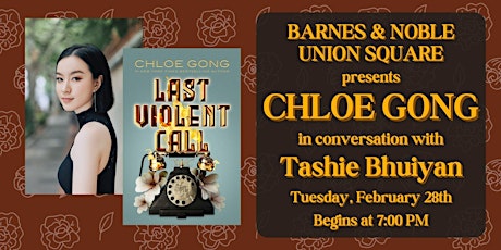 Chloe Gong launches LAST VIOLENT CALL at Barnes & Noble - Union Square