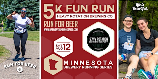 5k Beer Run x Heavy Rotation Brewing Co | 2023 MN Brewery Running Series primary image