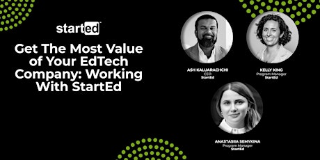 Get the Most Value for Your EdTech Company: Working with StartEd primary image