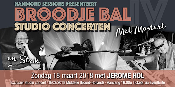 Broodje Bal | Studio concert - Jerôme Hol, Chris Strik en Rob Mostert