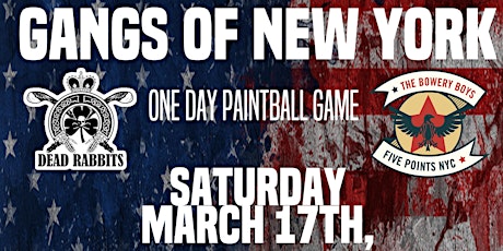 Gangs of New York - One Day Paintball Game primary image