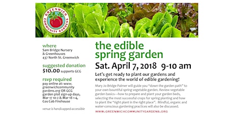 The Edible Spring Garden primary image