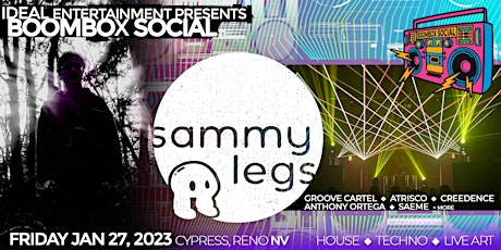 BOOMBOX SOCIAL w/ special Guest SAMMY LEGS, Groove Cartel, Atrisco & More
