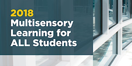 MIRC Multisensory Learning for ALL Students 2018 primary image