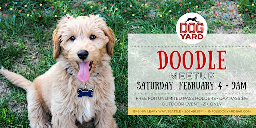 Doodle Meetup at the Dog Yard Bar in Ballard - Saturday, February 4