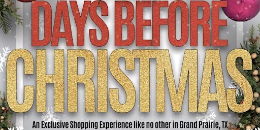 Guru Fit Lifestyle Presents Days Before Christmas: A Shopping Experience primary image