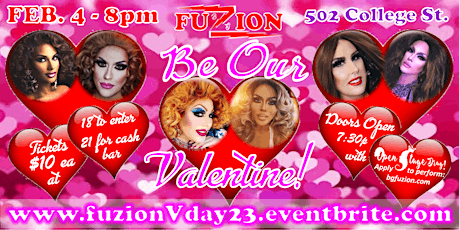 BG FuZion BE OUR VALENTINE Party - Feb. 4