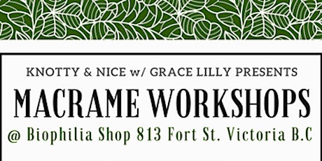 KNOTTY & NICE-Macrame Wall Hanging Workshop primary image