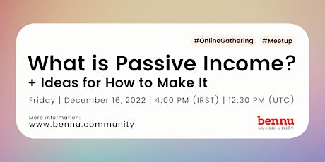 What is Passive Income? + Ideas for How to Make It primary image