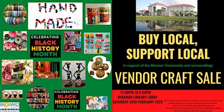 Local Craft Sale - Black History Month Celebration