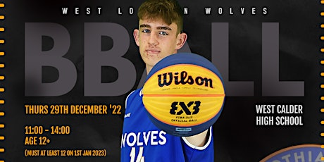 Immagine principale di West Lothian Wolves Christmas 3x3 Tournament 