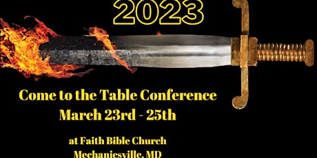 "Come To The Table" Conference 2023 primary image